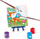 Set pikture me numra SES Creative Painting Canvas Forest Animals, 3 kanavaca, me bojra dhe penela, shumngjyrësh