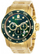 Orë burrash Invicta Pro Diver 0075 Chronograph, quartz, e veshur me ar 18k, e artë