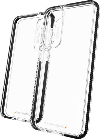 Kllëf telefoni Gear4 Santa Cruz për Samsung Galaxy S23 Plus, D3O, i tejdukshëm, me korniza të zeza
