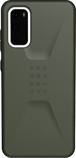 Mbrojtëse Urban Armor Gear Civilian për Samsung Galaxy S20, jeshile ulliri