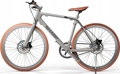 Biçikletë elektrike Sharp Milano 28", rrota 28", urbane, gri