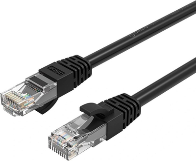 Kablli i rrjetit Orico PUG-C6, Cat 6, U/UTP, 8m, i zi