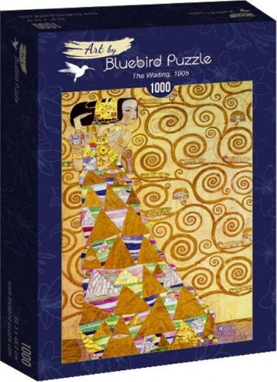 Puzzle 1000 copë Bluebird Puzzle Gustav Klimt, karton