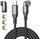 Kабел за полнење 4smarts GravityCord 540 Magnetic, USB C, 240W, 180 cm, црн