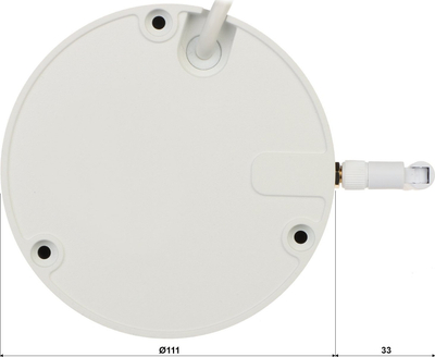 Kamerë IP Dahua IPC-HDBW1230DE-SW-0360B, Full HD 1080p, Wi-Fi, e bardhë