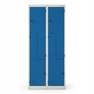 Dollapi metalik Jan Nowak JULIA me 4 dyer, 1850x800x450 mm, gri me blu