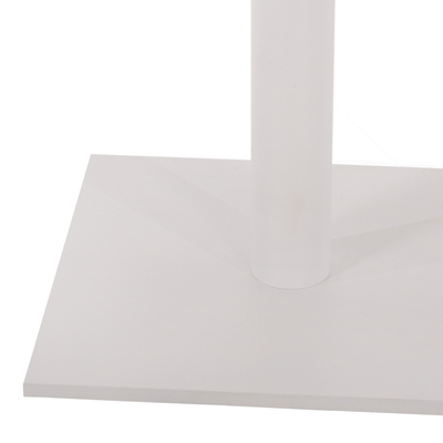 Bazë tavoline bari Metal Base HM474, 45x45x94cm, metal mat, e bardhë