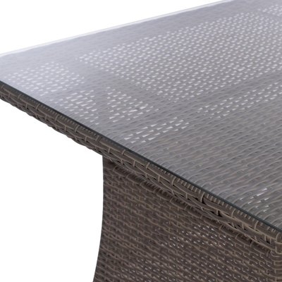 Tavolinë Minsk rattan 150×90×75 cm (HM5507.01)
