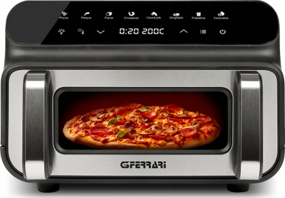 Fritezë me ajër G3Ferrari G10181 Friggisano BBQ, 10L, ekran digjital, e zezë