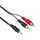 Kabllo Hama 2 RCA - 3.5mm stereo audio, 5m, 48918
