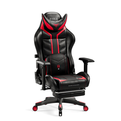 Karrige gaming Diablo Chairs X-RAY L, ergonomike, e zezë me të kuqe
