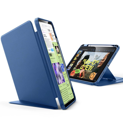 Калче за таблет ESR Flip Hybrid за iPad 10.9" 2022, со држач, со држач за Apple Pencil, темно сина
