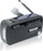 Radio portative Muse MH-07 DS, FM, karikim me crank, gri