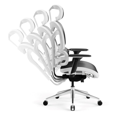 Karrige zyre Diablo Chairs V-Commander, ergonomike, rrjetë, bardh e zi