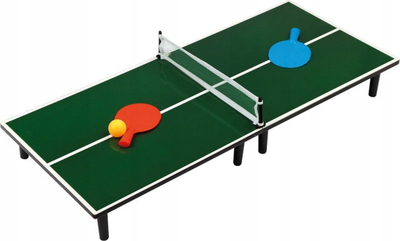 Tavolinë pingpongu Bino Table Tennis, 90 x 40 cm, set i vogël, jeshile