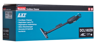 Fshesë me bateri Makita DCL182ZB, 18V LXT, pa bateri, e zezë