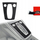 Folie mbrojtëse për brendësi Grizz Protector Carbon Glossy, për Audi S3 8Y Facelift 2024-2026, tunel qendror, karbon i zi me shkëlqim