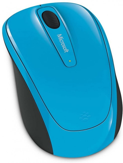 Maus wireless Microsoft 3500, BlueTrack, për të dy duart, blu