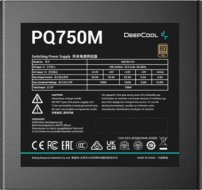 Furnizues me energji Deepcool, 750 W