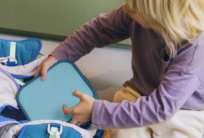 Kuti dreke Mepal Bento Campus Large, 2 ndarje, me pirun, për fëmijë