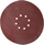 Disk abraziv Dedra DED77644, 180mm, grit 120, set 5 copë
