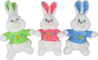 Lepur pelushi me bluzë, 30cm, shumëngjyrësh