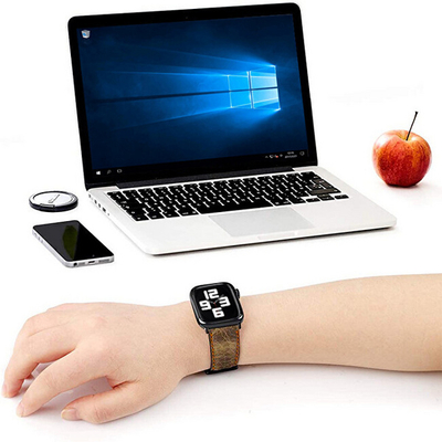 Rrip për orë të mençur 4wrist Apple Watch 42/44/45/49mm, i kaftë i errët