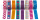 Set shiritash dekorativë Astra Fancy, 24 copë, 1.5 cm x 10 m, shumëngjyrësh