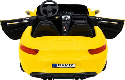 Makina elektrike për fëmijë Ramiz YS-021, 24V, për 2 fëmijë, e verdhë