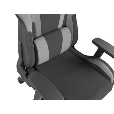 Karrige gaming Genesis Nitro 720, e rehatshme ergonomike, me mbështetëse 3D, e zezë gri