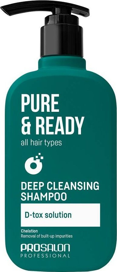 Shampo flokësh Chantal Prosalon Pure&amp;Ready Deep Cleansing, pastrim i thellë, 375ml