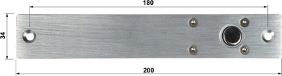 Bullë elektromagnetike ATLO EBL-200N, 12/24V DC, reversible, metalik