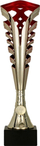 Kupë sportive Victoria Sport Plastic Cup, 41cm, ari e kuqe