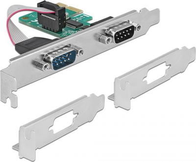 Kartë kontrolleri PCIe Delock 89918, 2x RS-232, low profile