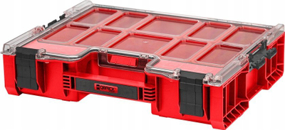 Kuti organizuese Qbrick System Pro Organizer 300, plastike UHD, e kuqe
