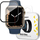 Xham mbrojtës Wozinsky Watch Glass për Apple Watch 7 8 41mm, hibrid, me kornizë, i zi