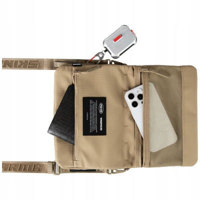 Çantë crossbody Skinarma Juno, e vogël, khaki e gjelbër