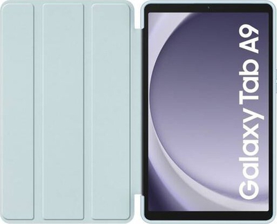 Mbrojtëse tableti Tech-Protect SmartCase për Samsung Galaxy Tab A9 8.7", me auto sleep wake, ngjyrë blu me lule