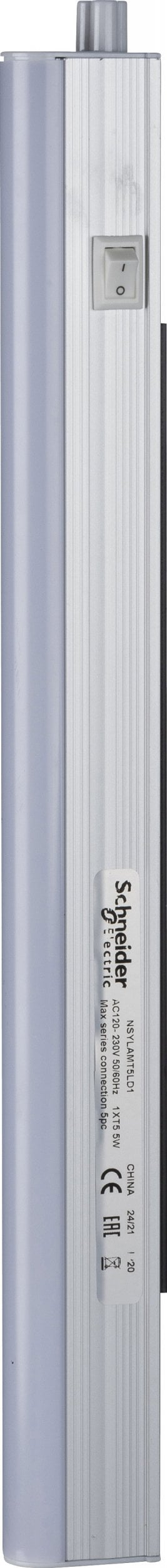 Llambë LED për dollap Schneider Electric NSYLAMT5LD2, 10W, 1100 lm, e bardhë