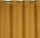 Perde blackout Eurofirany Drape 386927, 140x250cm, poliester, ngjyrë mustardë
