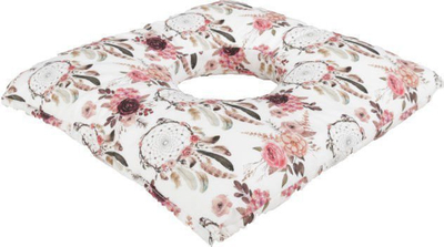 Jastëk pas lindjes Matex Postpartum Positioning Pillow Donut, 50x45 cm, mikrofibra anti alergjike, i bardhë