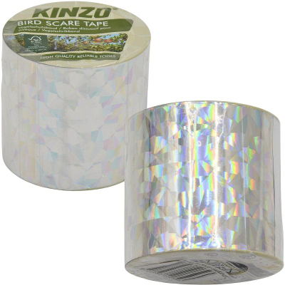 Shirit kundra zogjve Kinzo Garden, 45 m, 5 cm, me shkëlqim argjendtë
