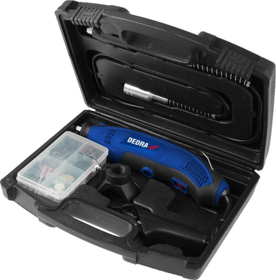 Mini mulli elektrik Dedra 170W, set me 44 aksesorë, me kuti transporti