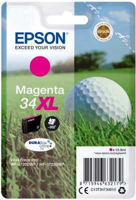 Ngjyrë printeri Epson Singlepack 34XL DURABrite Ultra Ink, magenta