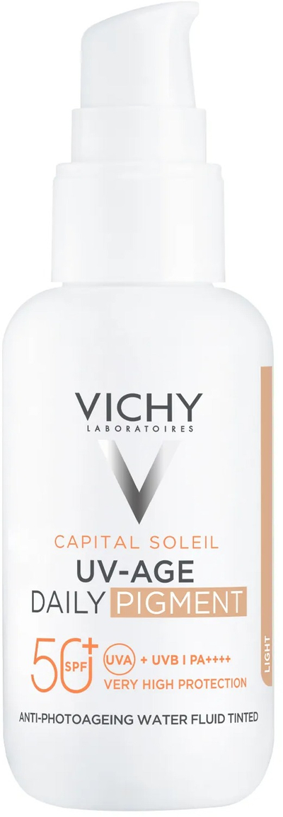 Krem dielli Vichy Capital Soleil UV-Age Daily Pigment Light, SPF 50+, 40 ml, me ngjyrë