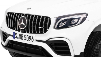 Makina elektrike për fëmijë Mercedes GLC 63S, 12V, 2 ulëse, e bardhë