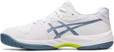 Atlete tenisi ASICS Gel-Game 9 GS Junior, për fëmijë, të bardha me blu