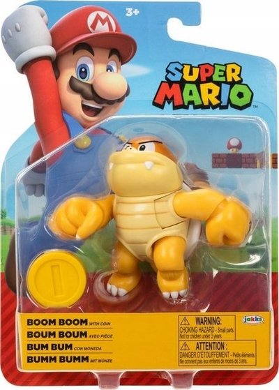 Figurë koleksionuese Super Mario Bom Bom, 10 cm, shumëngjyrëshe