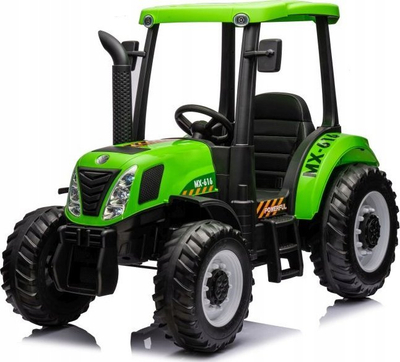 Traktor elektrik për fëmijë Lean Cars A011, 24V, me telekomandë, i gjelbër
