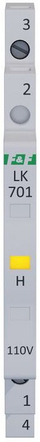 Llambë sinjalizuese F&F LK-701Y, 110V, LED, e verdhë